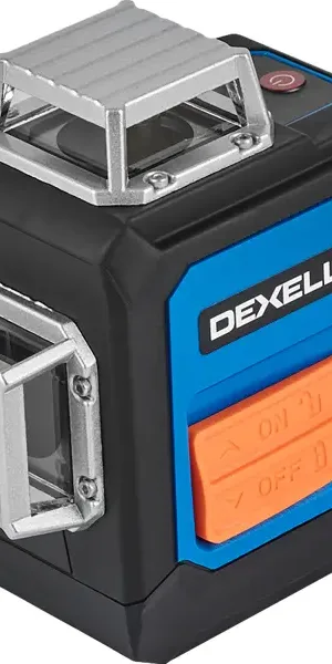 Уровень лазерный Dexell NL360 зеленый луч, штатив, 20 м