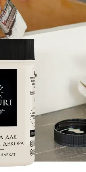 Краска для мебели меловая Aturi Design цвет ванильный мусс 400 г