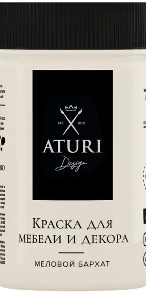 Краска для мебели меловая Aturi Design цвет ванильный мусс 400 г