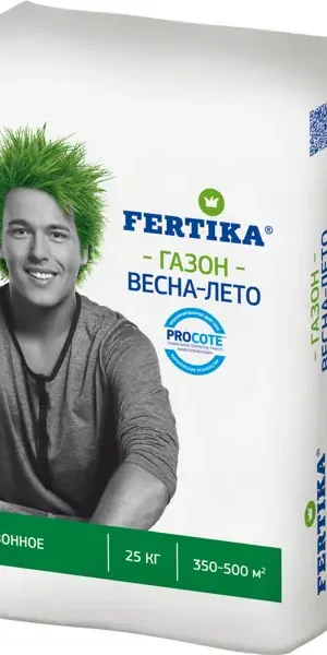 Удобрение газонное Фертика весна-лето 25 кг