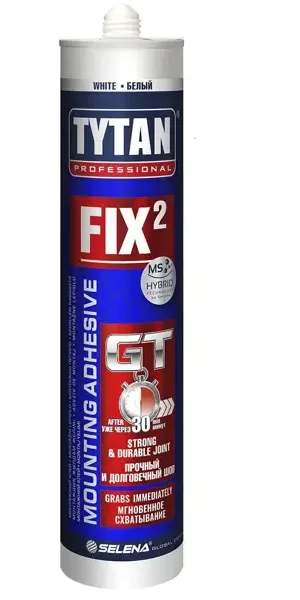 Клей монтажный Tytan Professional Fix² GT белый 290 мл
