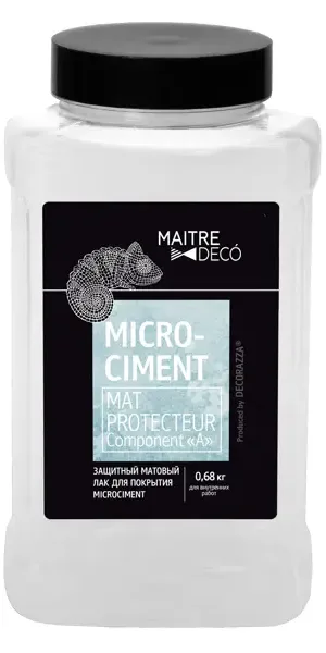 Защитный лак для микроцемента Maitre Deco «Microciment Protecteur» 2 компонента 0.83 кг