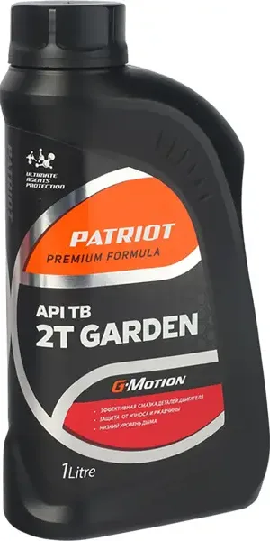 Масло моторное 2Т Patriot G-Motion GARDEN минеральное 1 л