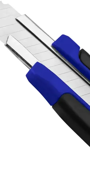 Нож строительный Vertextools 0044-01 двухкомпонентный корпус сегментное лезвие 18 мм