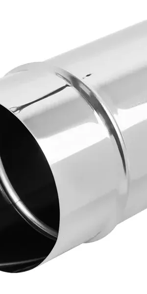 Труба для дымохода D110 1 м нержавеющая сталь AISI 430x0.5 мм