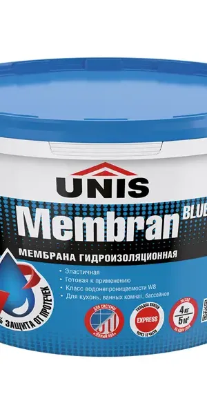 Гидроизоляция Unis Blue Membran 4 кг