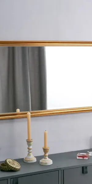 Зеркало декоративное Inspire Классика прямоугольное 50x120 см цвет золото античное