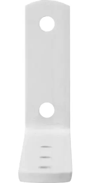 Кронштейн мебельный белый 60x100x20x4 мм