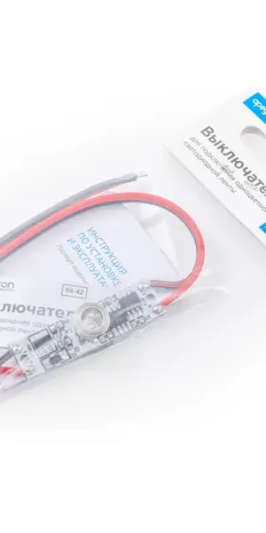 Выключатель Apeyron в профиль сенсорный IP20 6 мм встраиваемый