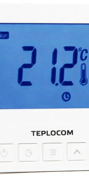 Термостат программируемый Teplocom TS-Prog-220/3A комнатный белый