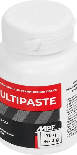 Паста уплотнительная Multipaste универсальная 70 г