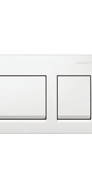 Панель смыва Geberit Alpha 35 пластиковая цвет белый
