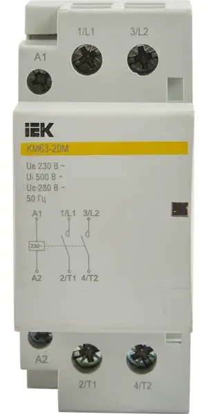 Контактор IEK КМ63-20М 63 А 230