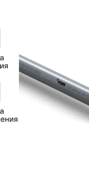 Труба из сшитого полиэтилена для отопления Рехау Flex PE-Xa EVOH 20x2.8 мм PN10 1 м на отрез бухта 100 м серая