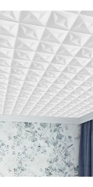 Плитка потолочная экструзионная полистирол белая Format 3002 50 x 50 см 2 м²