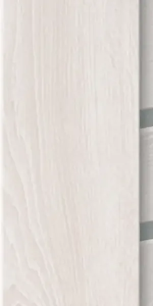 Дверь межкомнатная со стеклом Лайн 1 70x200 см Hardflex цвет дуб тернер белый без замка, без петель