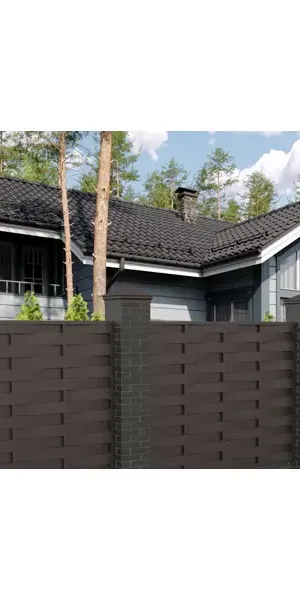 Еврожалюзи Утес 2x2.5 м RAL 8017 коричневый