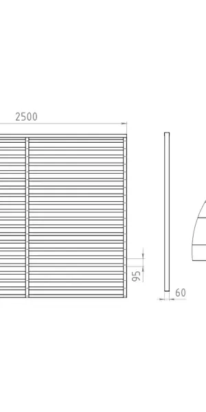 Еврожалюзи Вершина 2.5x2 м RAL 8017 коричневый