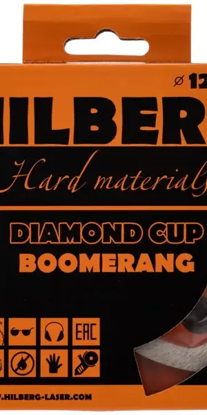 Чашка алмазная по бетону Hilberg Бумеранг HM302 125 мм