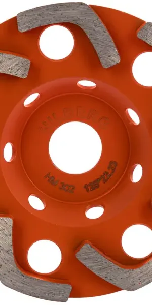 Чашка алмазная по бетону Hilberg Бумеранг HM302 125 мм