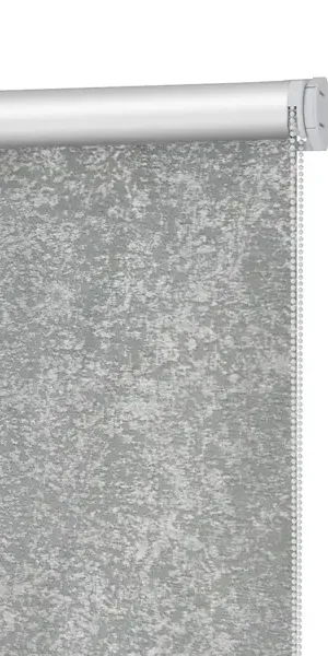 Штора рулонная блэкаут Марбл 120x160 см серая