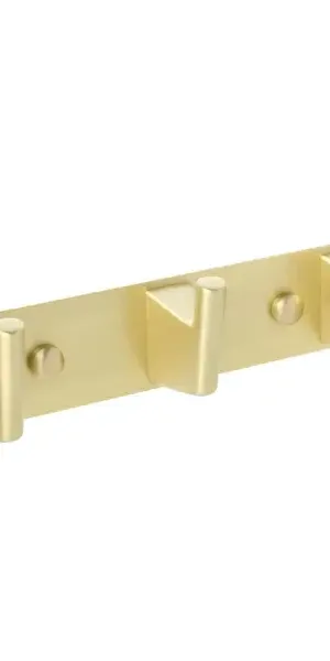 Вешалка Fixsen Trend Gold FX-99005-3, стальная, 3 крючка, цвет золотой