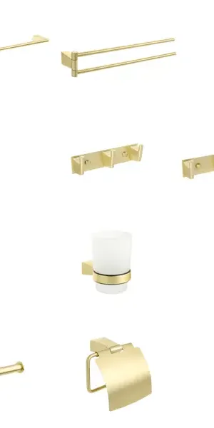 Вешалка Fixsen Trend Gold FX-99005-3, стальная, 3 крючка, цвет золотой