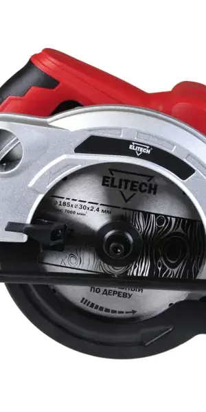 Пила циркулярная сетевая Elitech ПД 15-65, 1500 Вт, 185 мм