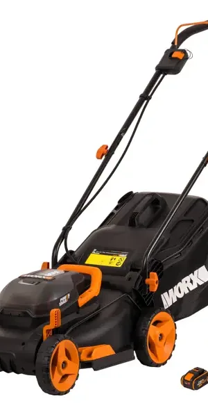 Газонокосилка аккумуляторная Worx WP771E 40 В 40 см 2x4 Ач АКБ и ЗУ входит в комплект