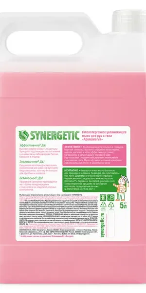 Мыло жидкое для рук Synergetic аромамагия 5л