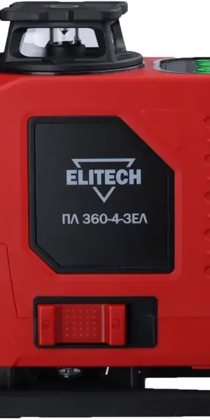 Нивелир лазерный Elitech 360-4-ЗЕЛ зеленый луч, 25 м
