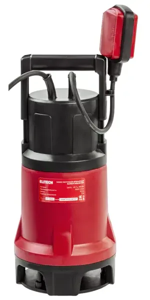 Насос погружной дренажный для грязной воды Elitech 750-35П 13500 л/ч