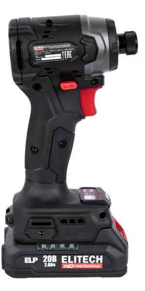 Винтоверт ударный аккумуляторный Elitech HD CS2003SL, 20 В Li-Ion 2x2 Ач