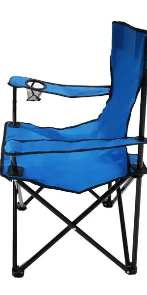 Кресло туристическое складное Winpex 48x48x84 см сталь синий