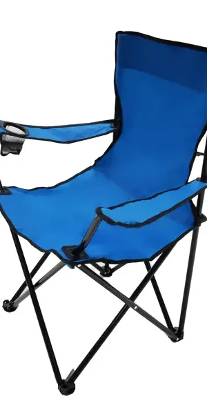 Кресло туристическое складное Winpex 48x48x84 см сталь синий