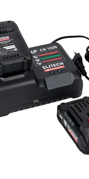 Дрель-шуруповерт аккумуляторная бесщеточная Elitech HD CD20SL2 E2201.040.01, 20 В Li-Ion 2x2 Ач