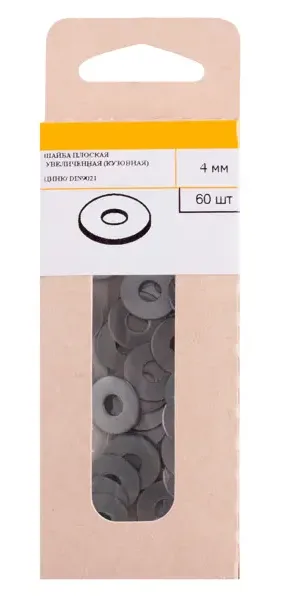 Шайба кузовная DIN 9021 М4 60 шт.