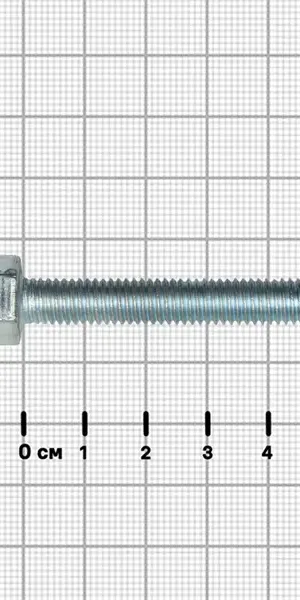 Болт DIN 933 нержавеющая сталь А2 8x40 мм 6 шт.