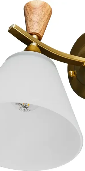 Светильник настенный бра Comfi 8152/1W 1 лампа 3 м² цвет золотистый