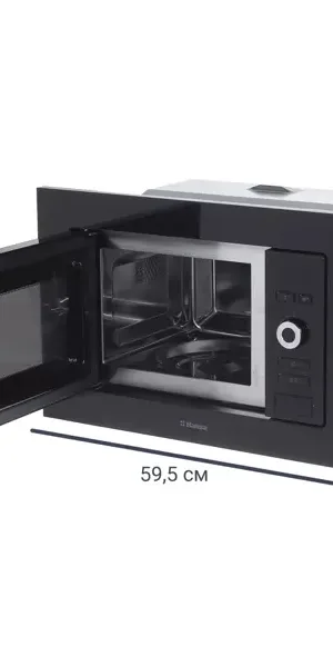 Микроволновая печь Hansa AMM20BESH встраиваемая 20 л 59.5x34.3x38.8 см механическое управление цвет чёрный