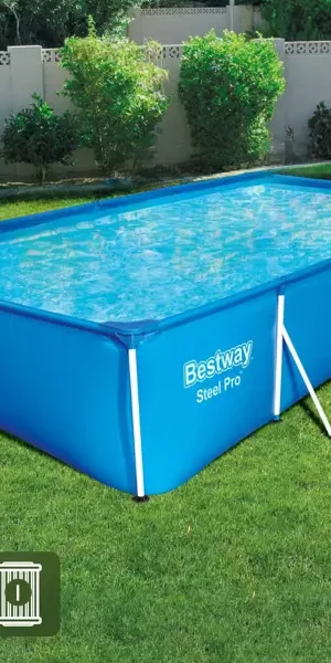Бассейн каркасный прямоугольный Bestway 56424 BW 400x211x81 см 5700 л