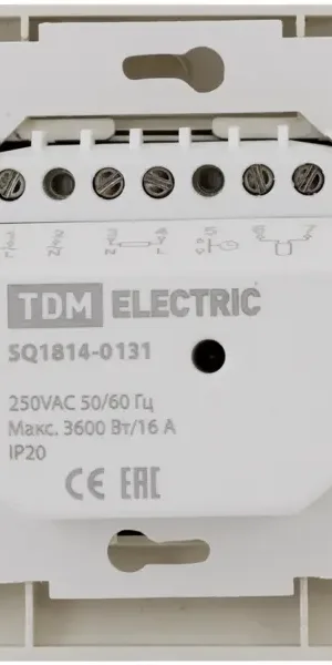 Терморегулятор для теплого пола TDM Таймыр механический цвет бежевый