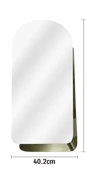 Зеркало декоративное Kreaforta Brilia Brass круг 40x78 см металл цвет латунь