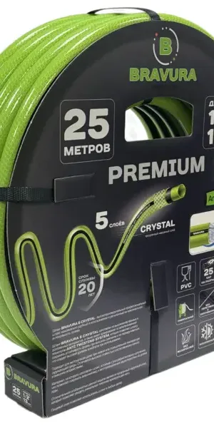 Шланг Bravura 5 Crystal 12.5 мм 25 м ПВХ