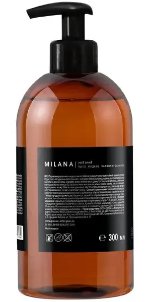 Жидкое мыло парфюмированное Grass Milana Oud Rood 0.3 л