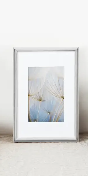Рамка Kreaforta Lila 10x15 см пластик цвет серебристый