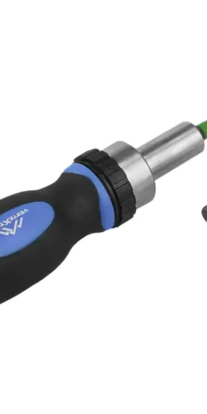 Отвертка реверсивная с набором бит Vertextools 0033-31, 31 предмет