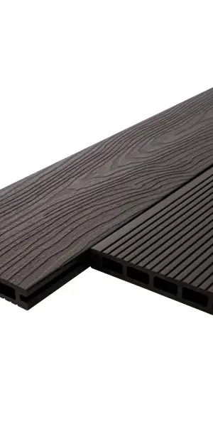 Террасная доска ДПК T-Decks цвет Венге 2000x150x20 мм двусторонний 0.3 м²