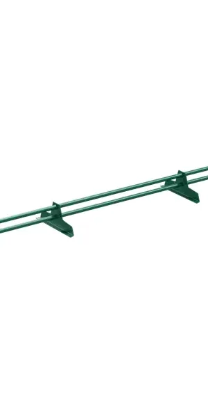 Снегозадержатель трубчатый ЭКО для МЧ, ПН, мягкой кровли 3 м RAL 6005 зеленый
