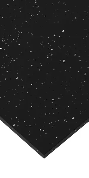 Стеновая панель Найт 240x0.8x60 см искусственный камень цвет чёрный